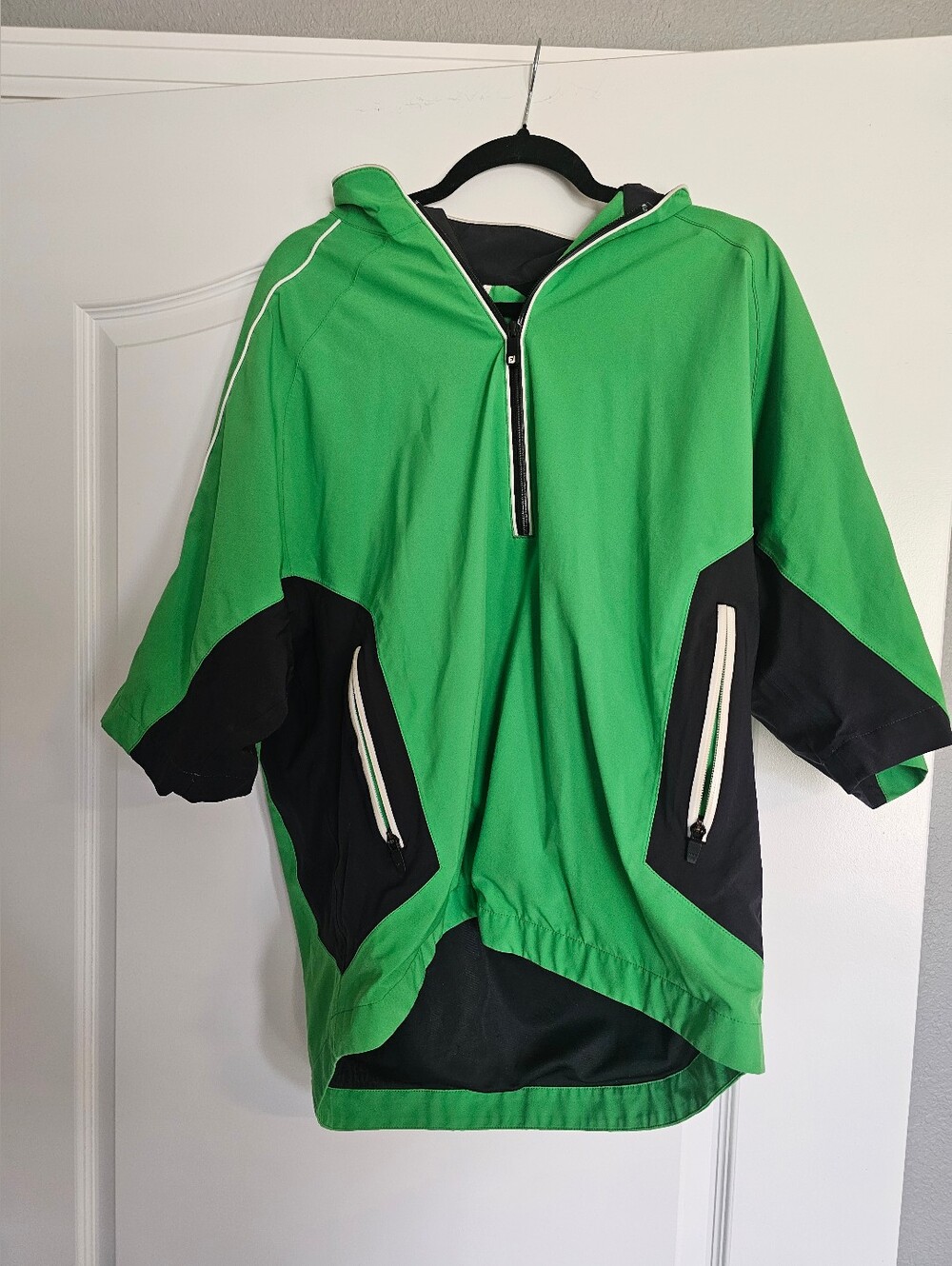 FootJoy DryJoys Tour Collection Golf Rain Jacket Pullover Men's M Green